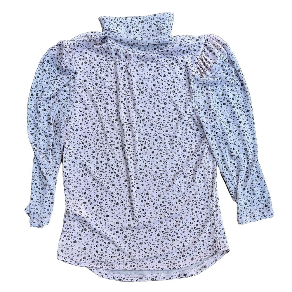 Free People Gather Lavender Turtleneck M - Picture 2 of 6